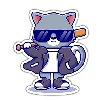 Cool Cat - Stickefy