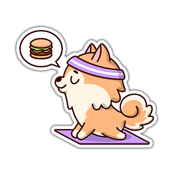 Puppy Yoga - Stickefy