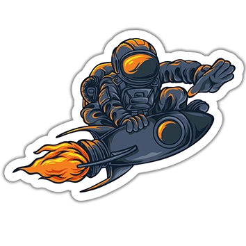 To The Moon! - Stickefy