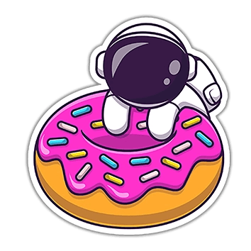 Wormhole Donut - Stickefy